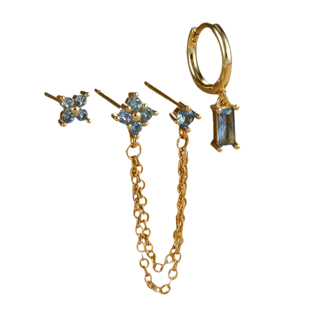 Boucles d'Oreilles 3 pcs LIVIA
