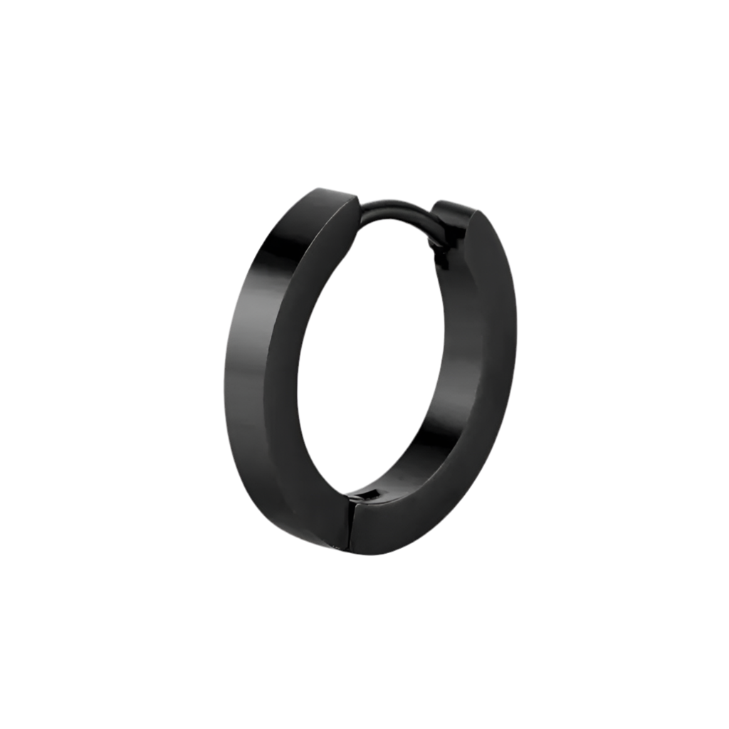 Boucles d'oreilles AGASH noir