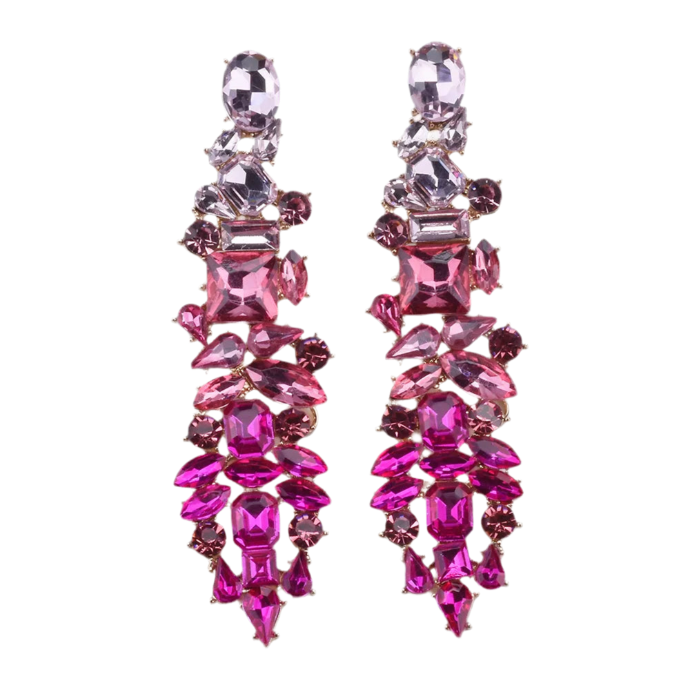 Boucles d'Oreilles ELOINE rose