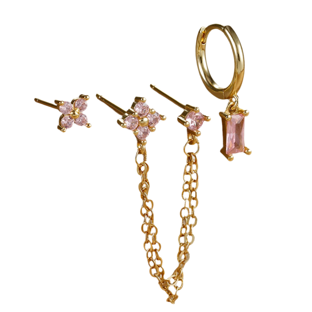 Boucles d'Oreilles 3 pcs LIVIA