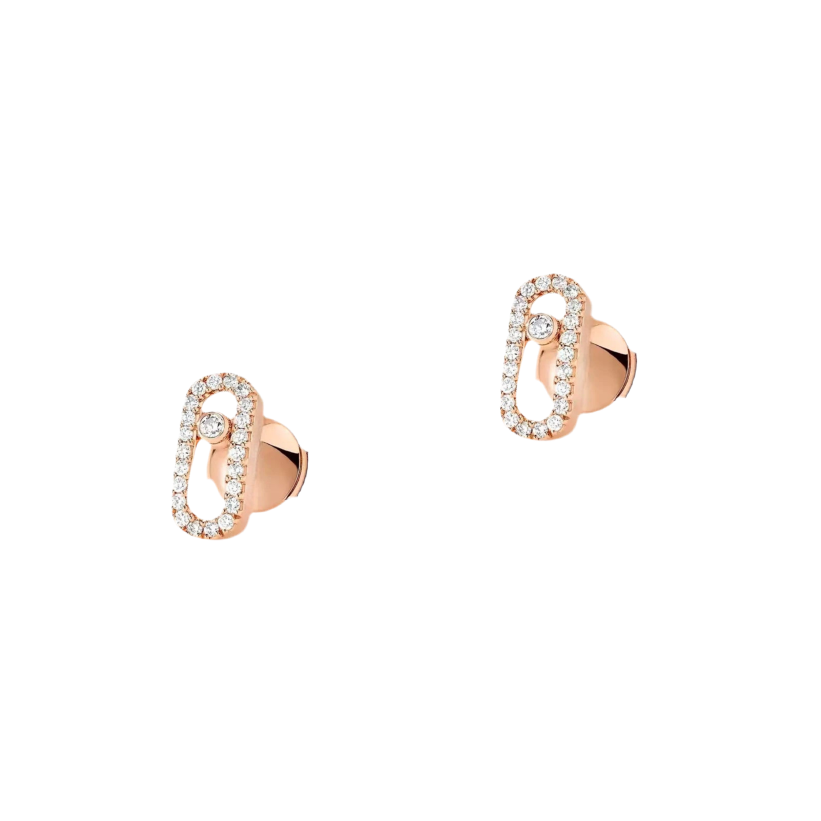 Boucles d'Oreilles CYLLA or rose