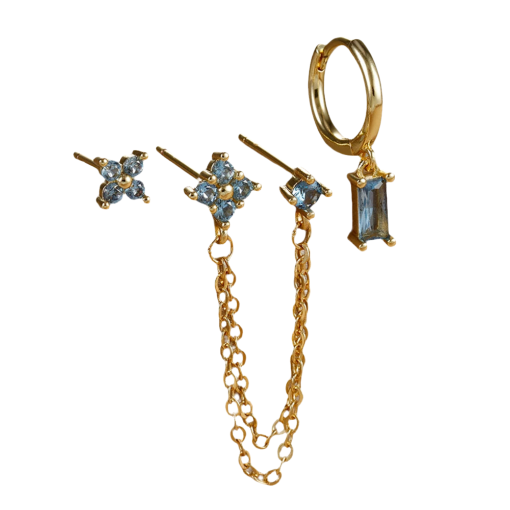 Boucles d'Oreilles 3 pcs LIVIA