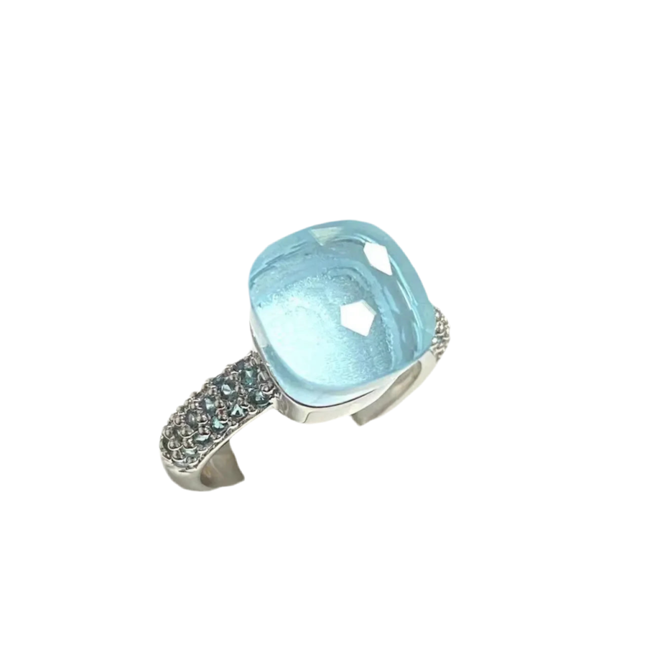 Bague OPHELIA bleu pâle