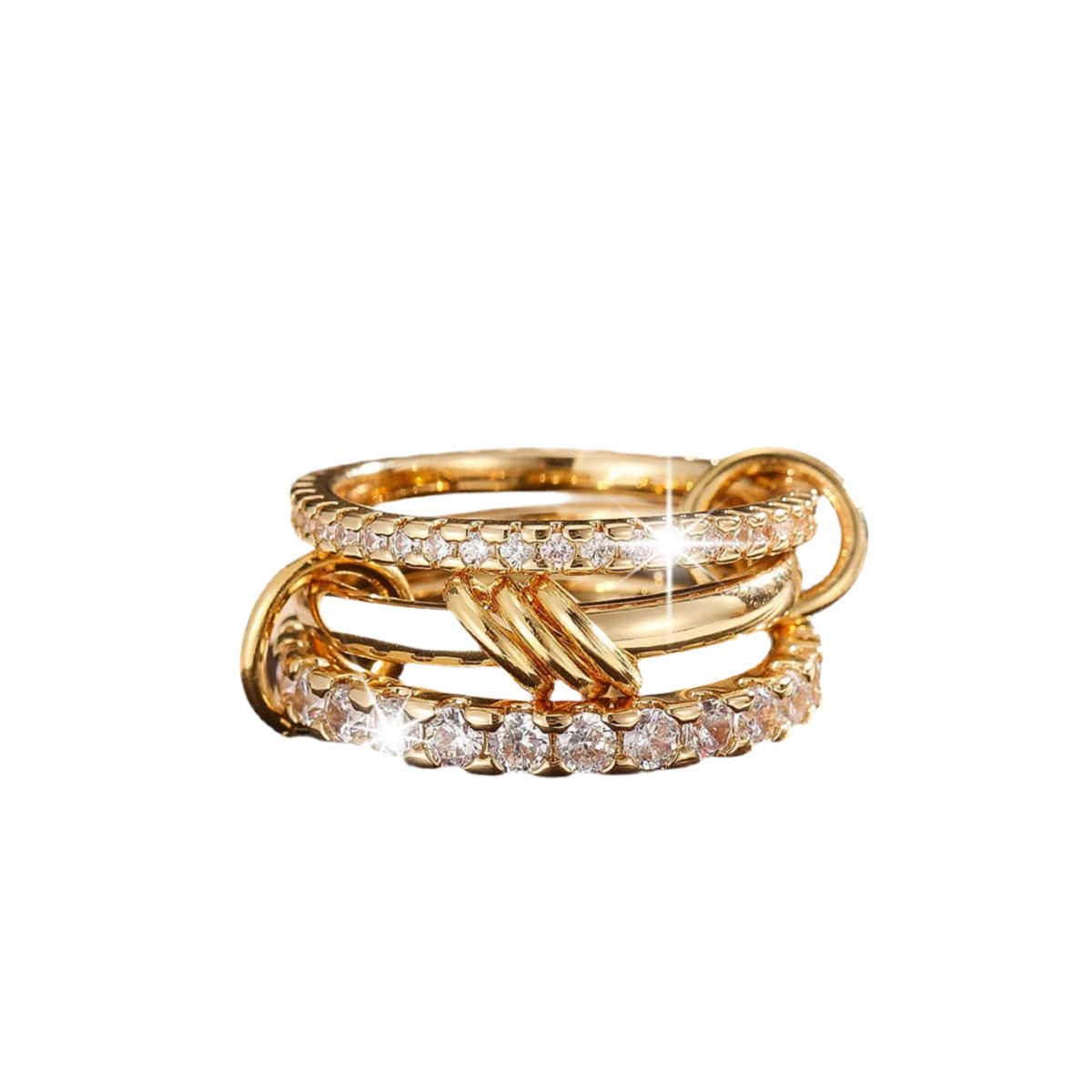 Bague 3 anneaux NOUBIA