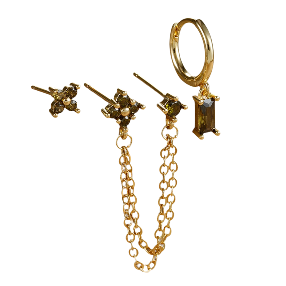 Boucles d'Oreilles 3 pcs LIVIA
