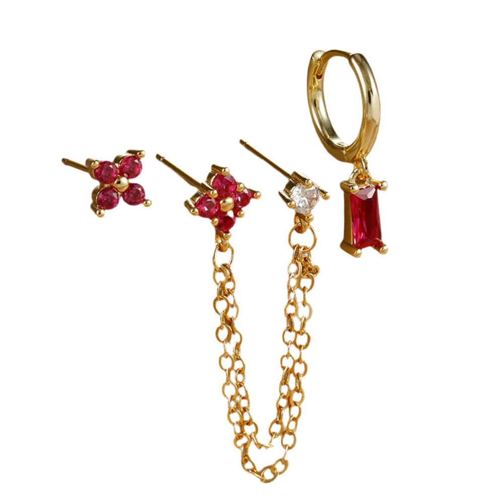 Boucles d'Oreilles 3 pcs LIVIA