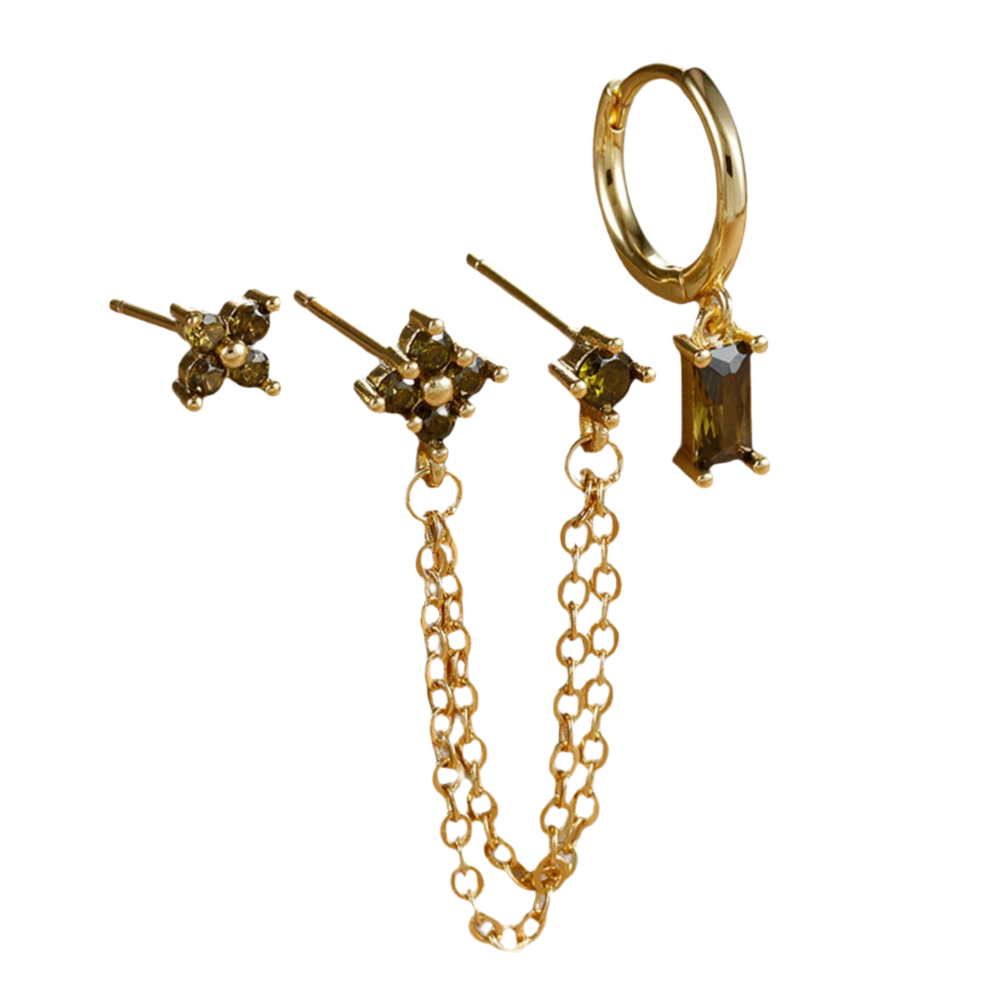 Boucles d'Oreilles 3 pcs LIVIA