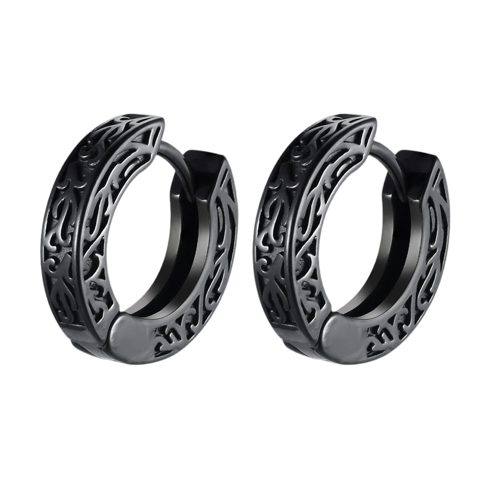 Boucles d'Oreilles KENAN noir