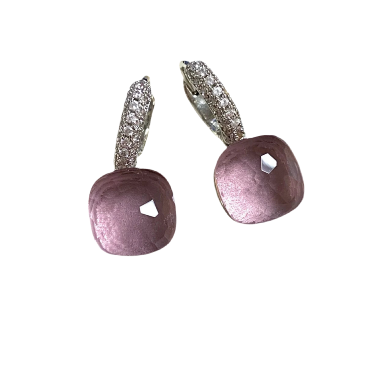 Boucles d'Oreilles LÉNA violet