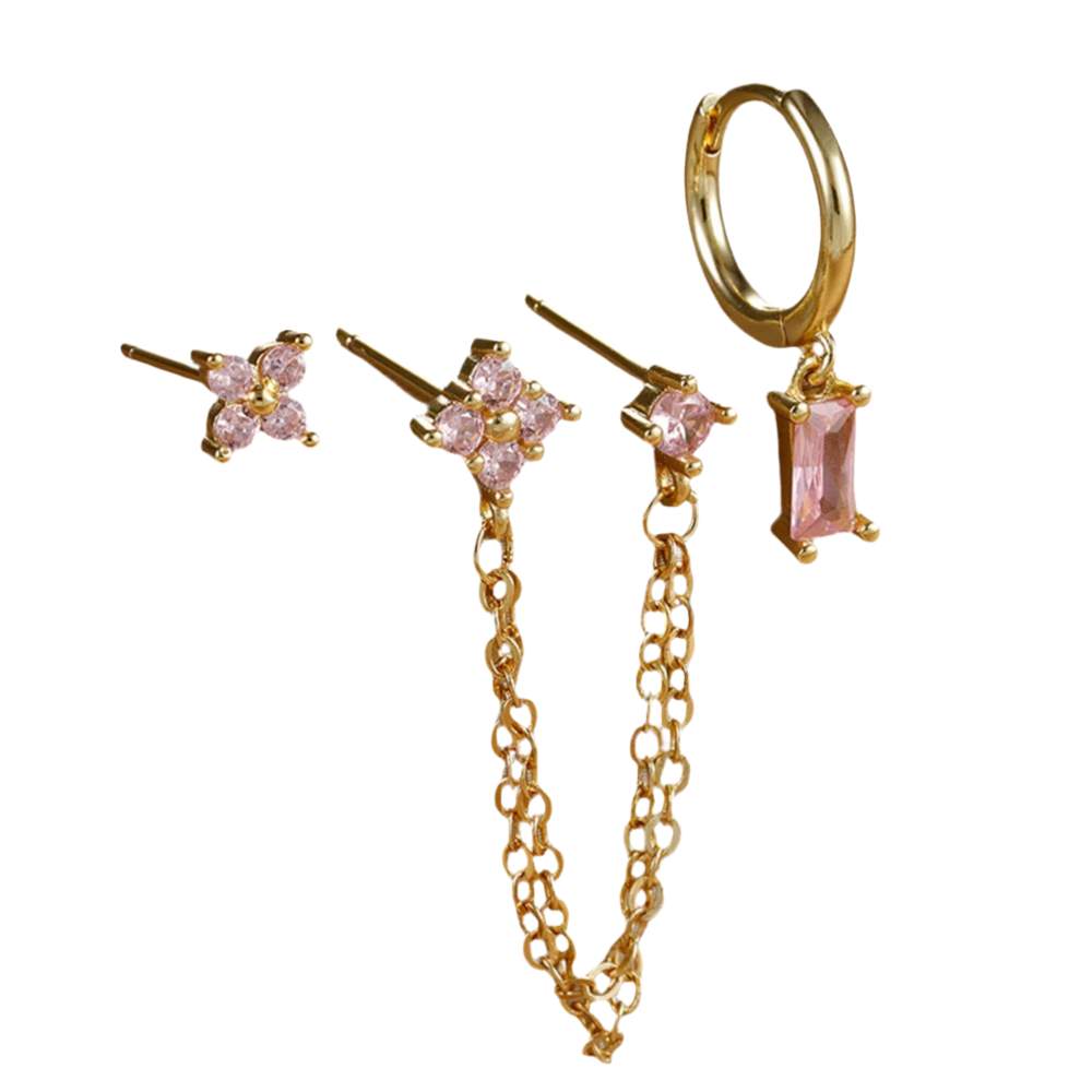 Boucles d'Oreilles 3 pcs LIVIA