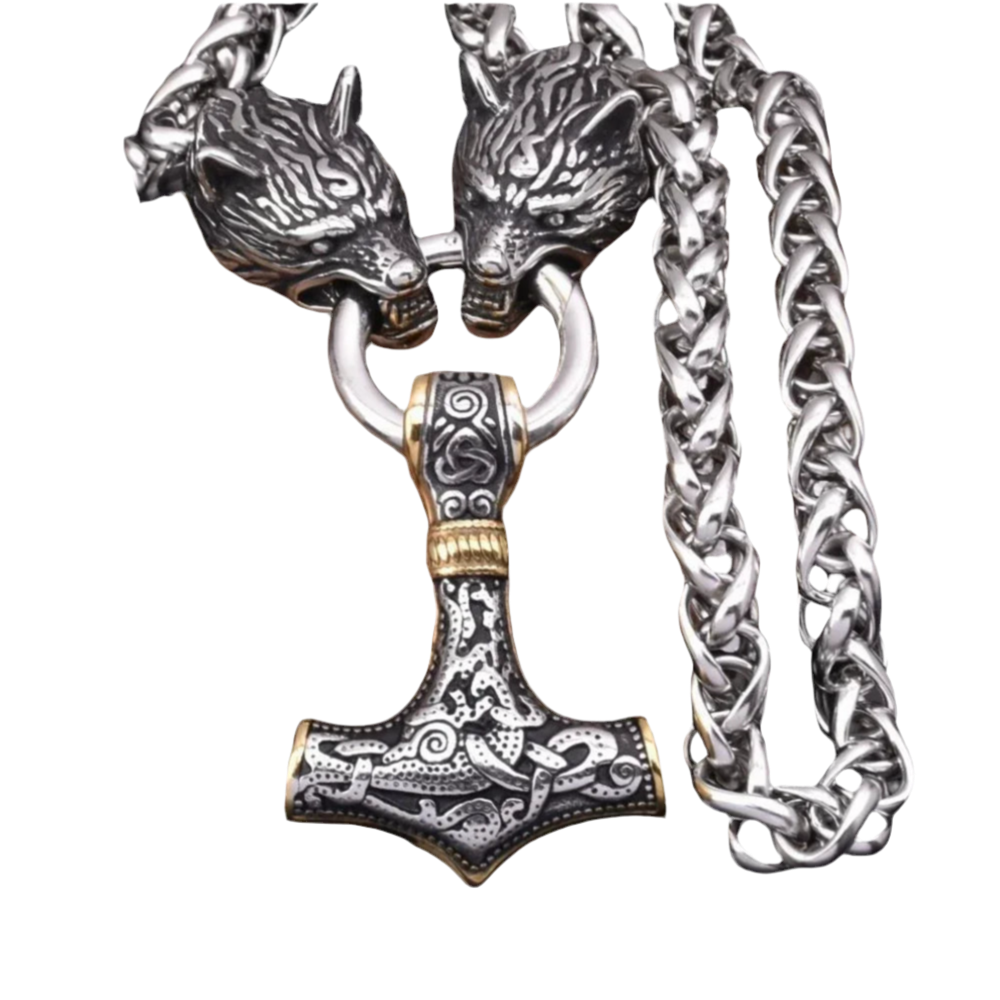 Collier THORUS or/argent
