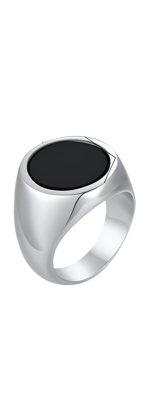 Bague chevalière DARKAR ovale