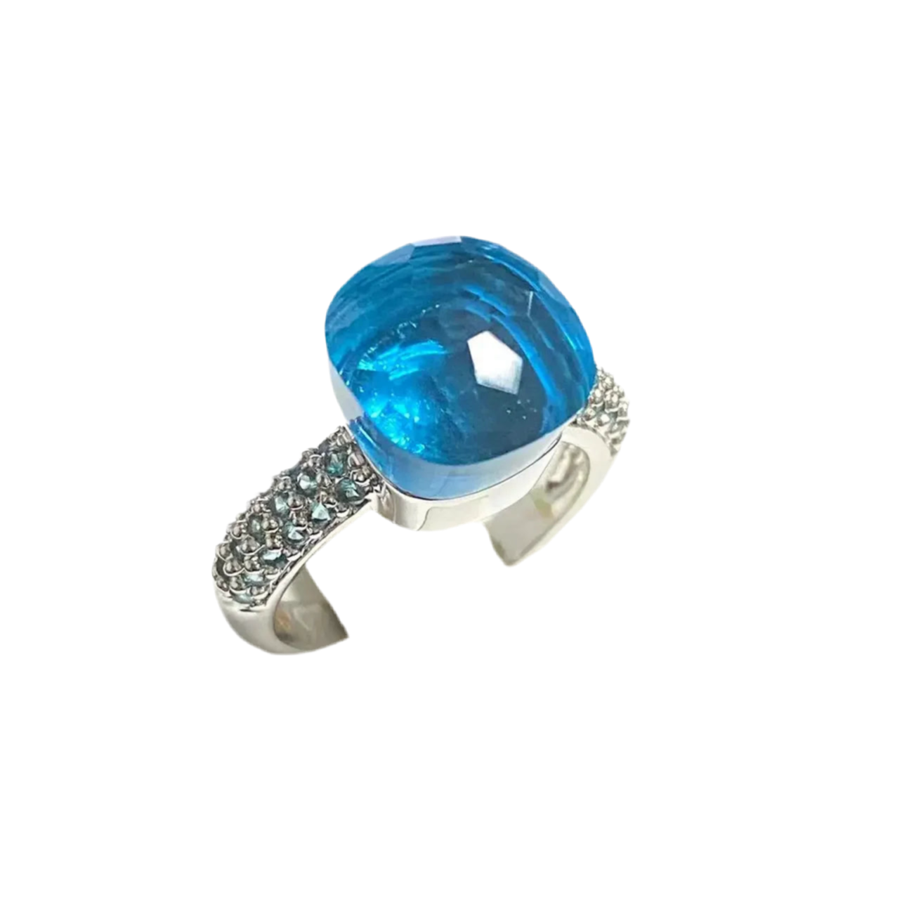 Bague OPHELIA bleu moyen