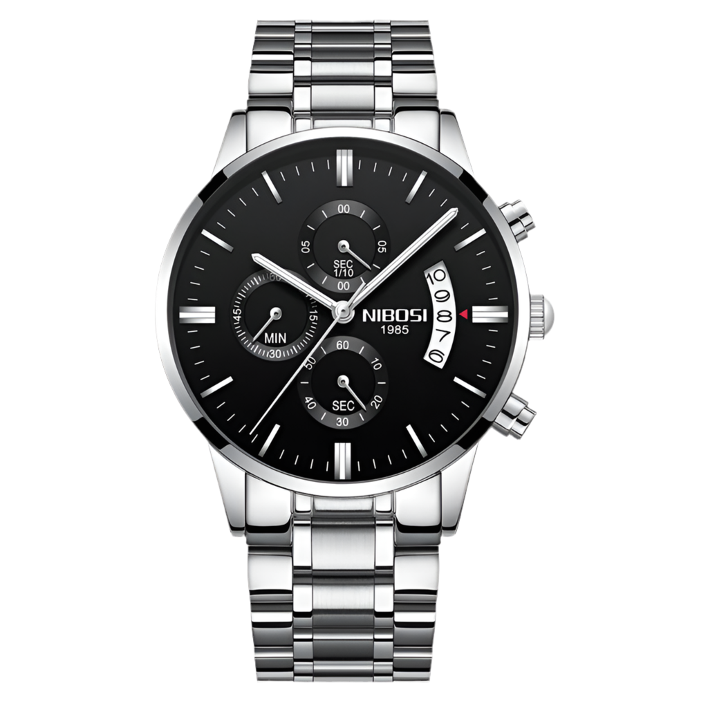 Montre Chrono KAÏS argent