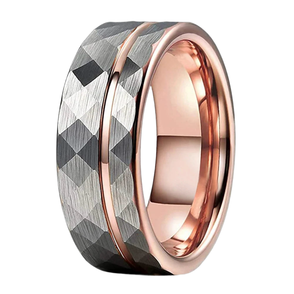 Bague CALIXTE or rose