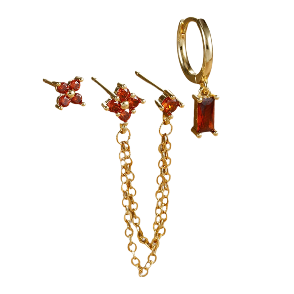 Boucles d'Oreilles 3 pcs LIVIA