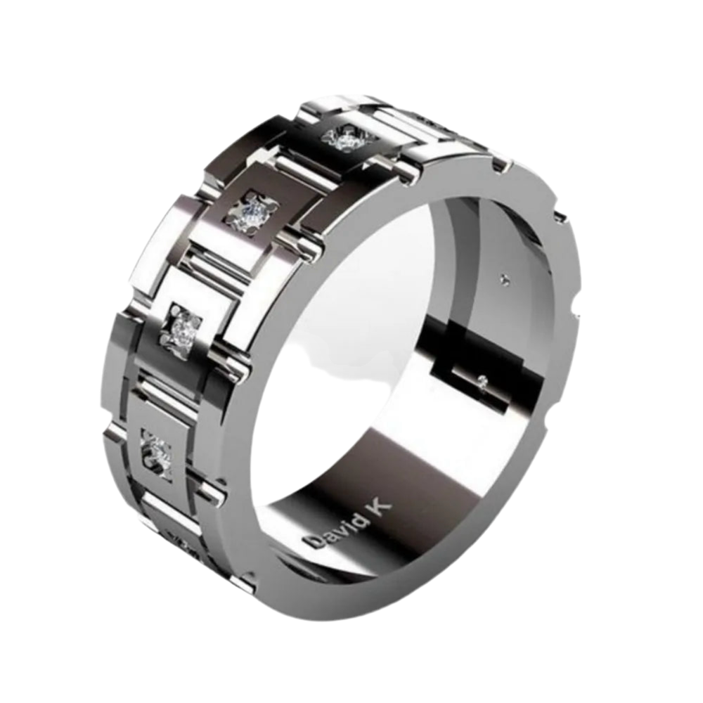 Bague gourmette KUROS