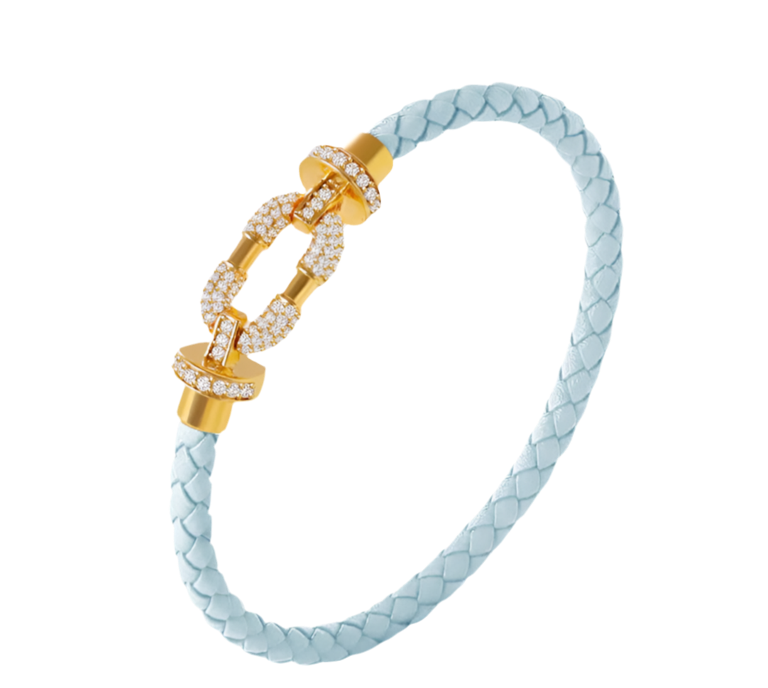 Bracelet FLORYSE bleu gris