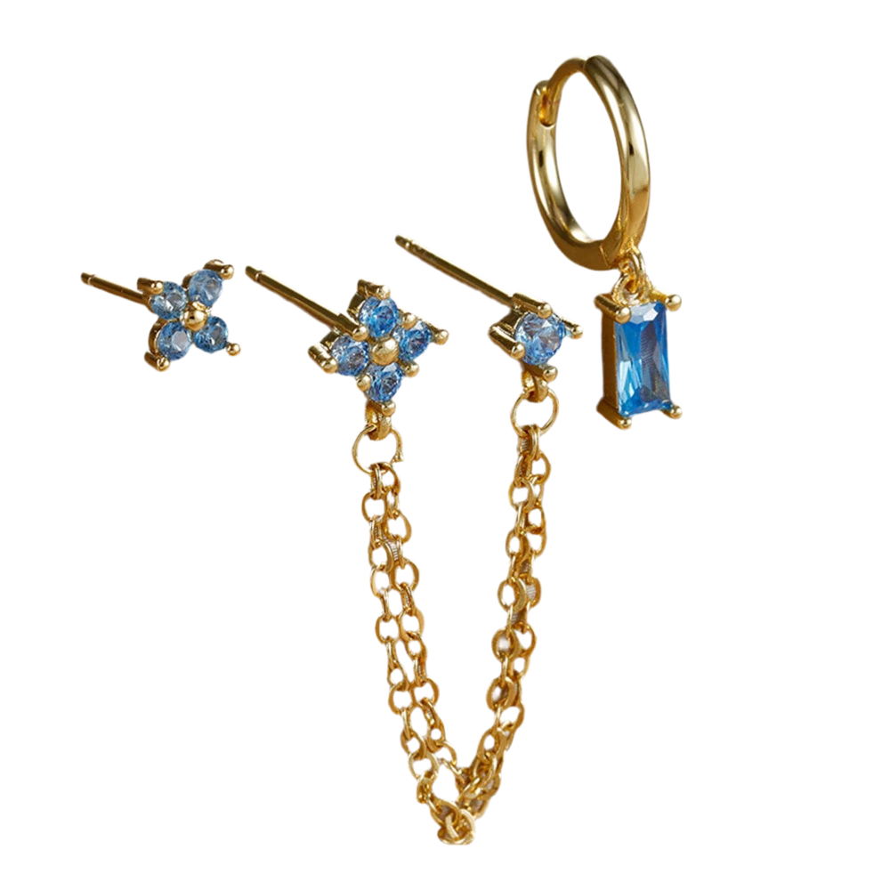 Boucles d'Oreilles 3 pcs LIVIA
