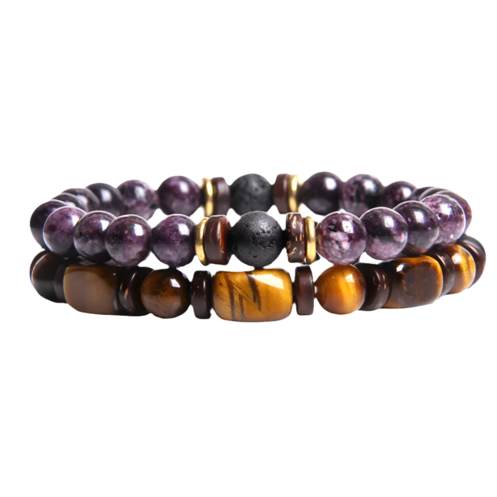 Bracelet Pierres EVAN violet