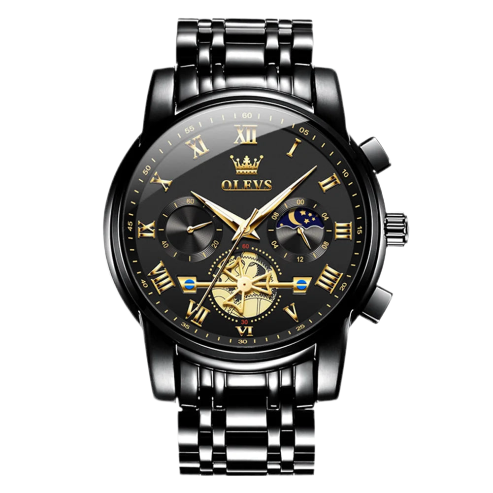 Montre Chrono JERY noir