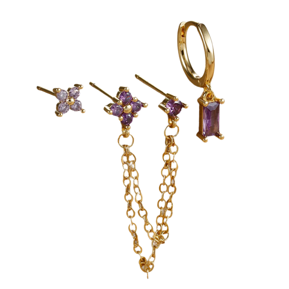 Boucles d'Oreilles 3 pcs LIVIA
