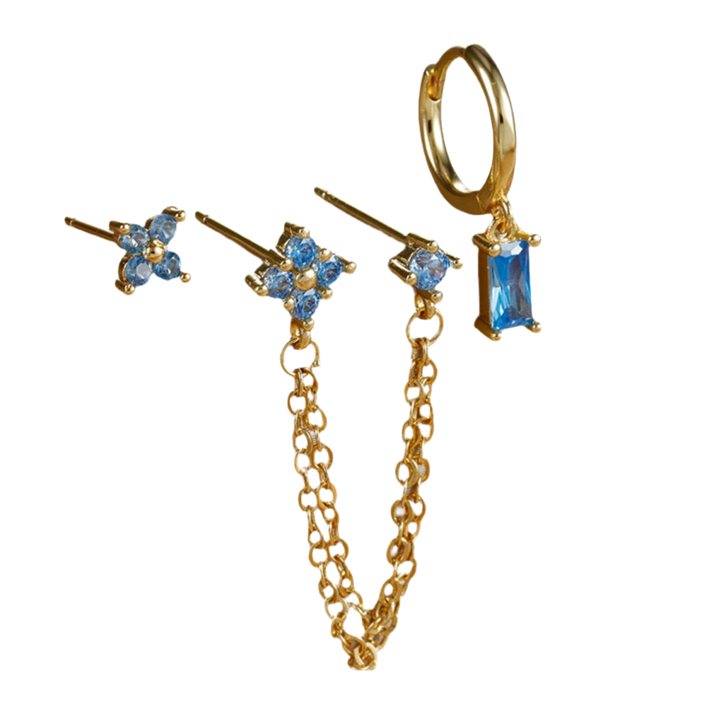 Boucles d'Oreilles 3 pcs LIVIA