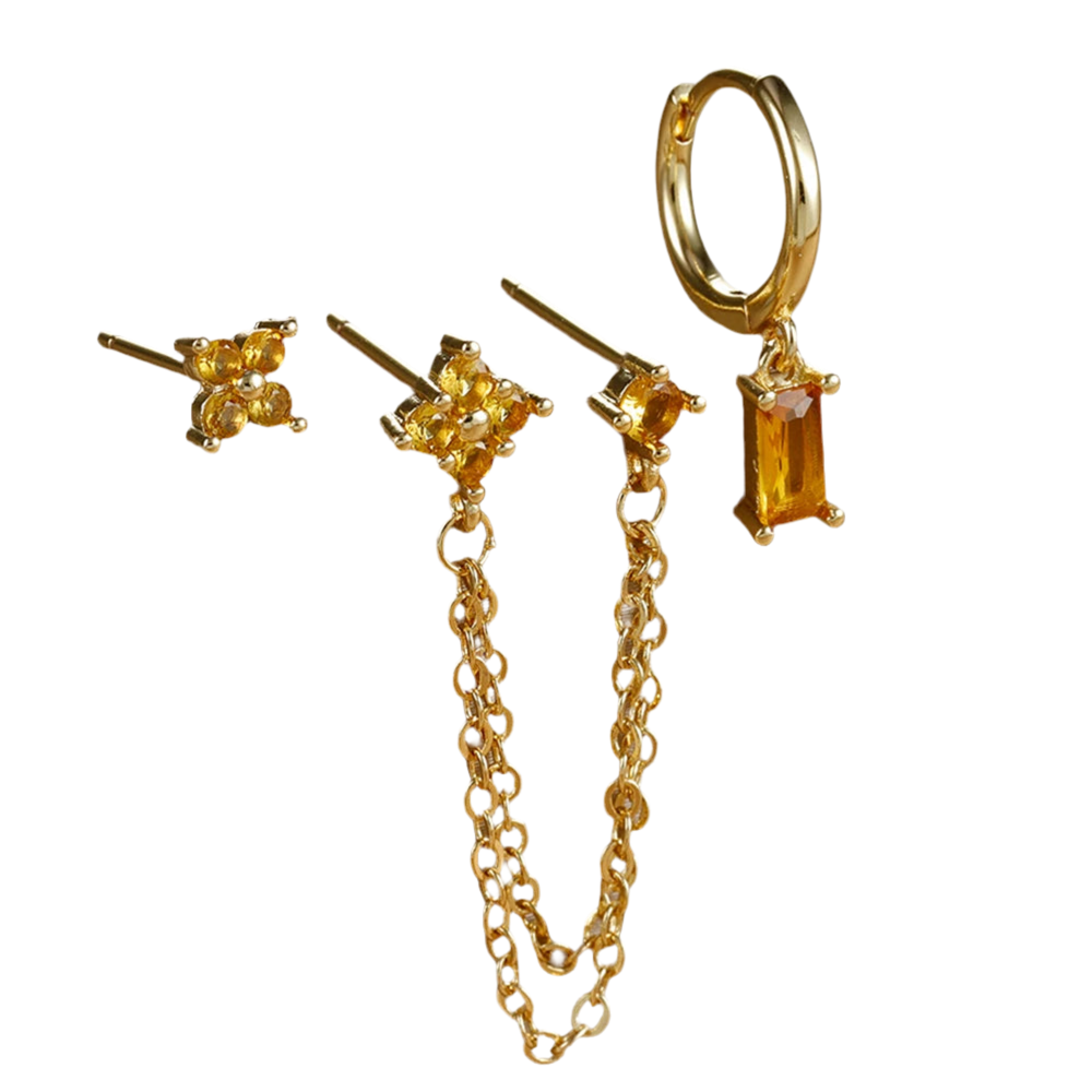 Boucles d'Oreilles 3 pcs LIVIA
