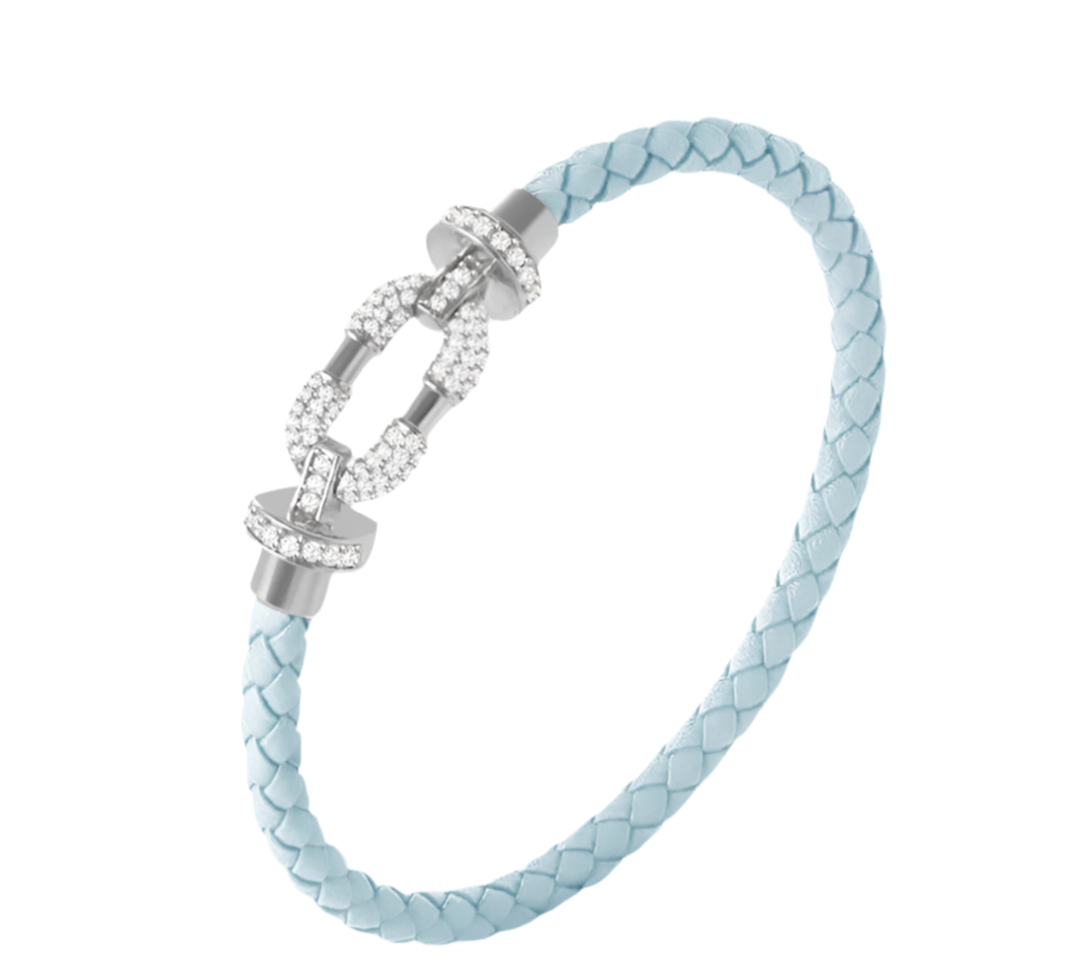 Bracelet TREDY bleu pâle