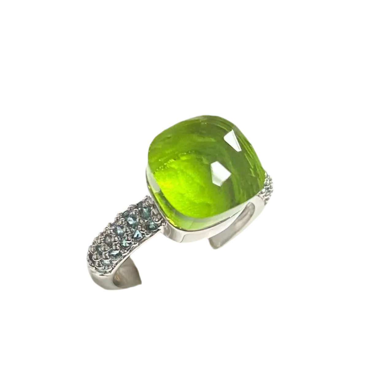 Bague SELENA vert prairie