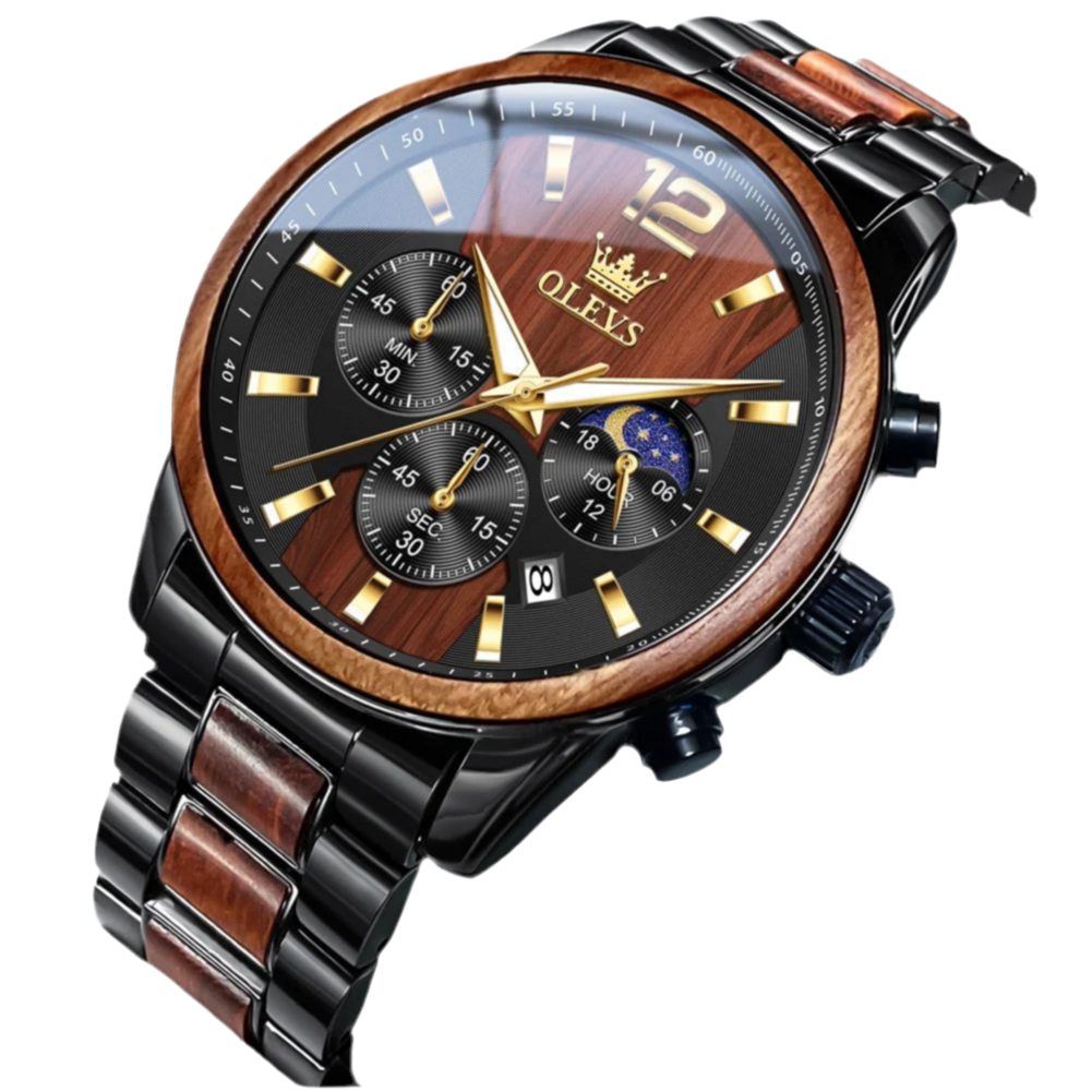 Montre Chrono TAÏGA brown