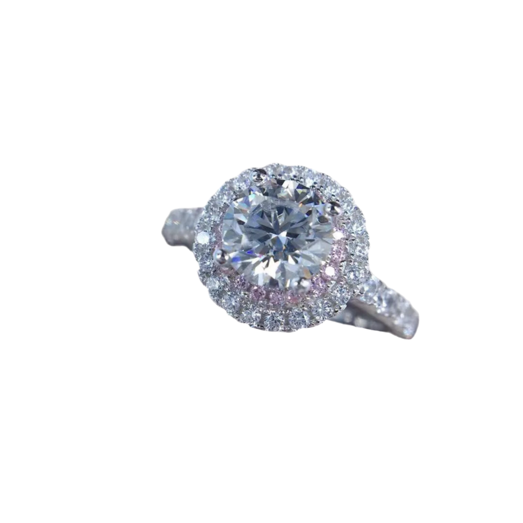 Bague solitaire FLORA