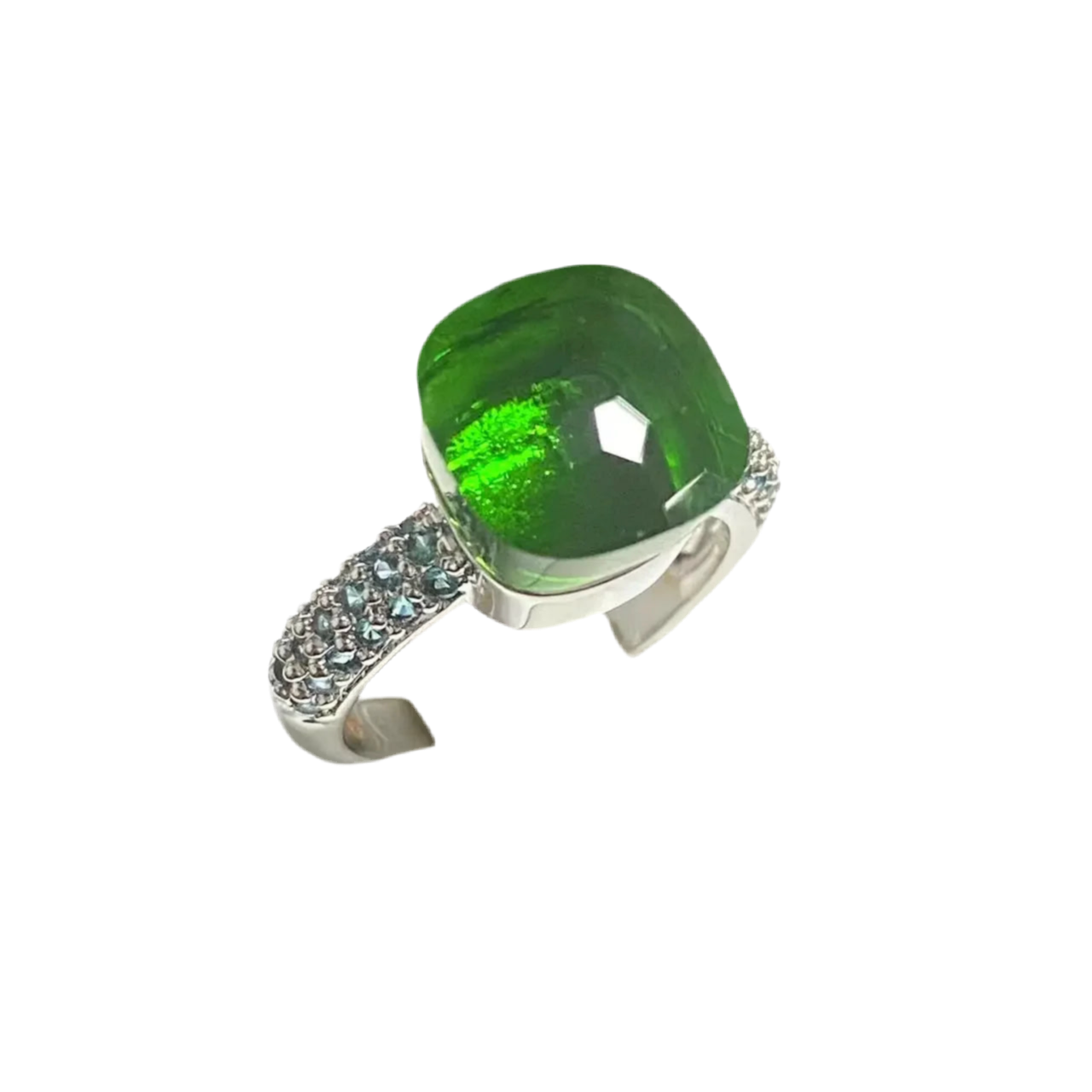Bague SELENA vert vif