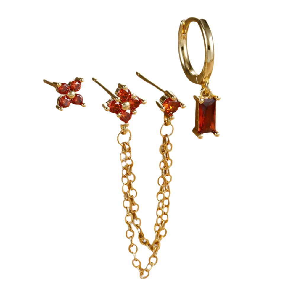 Boucles d'Oreilles 3 pcs LIVIA