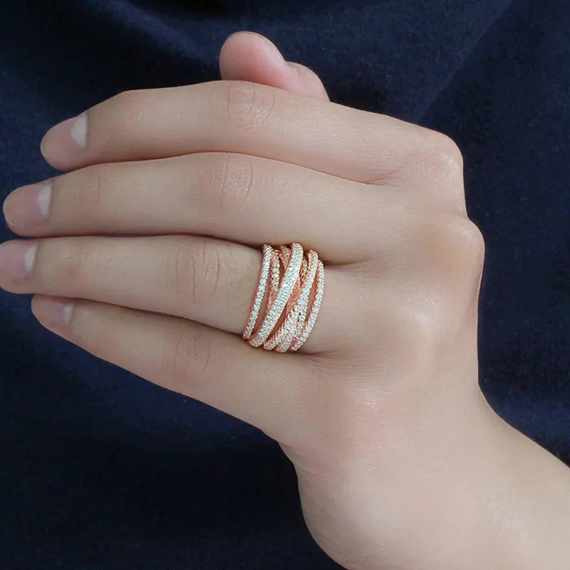 Bague 8 rangs KELLY