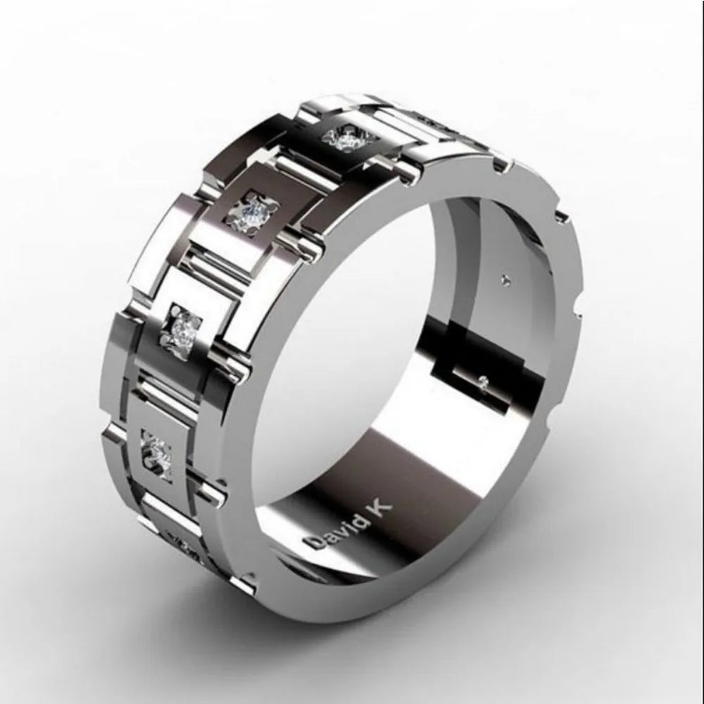 Bague gourmette KUROS