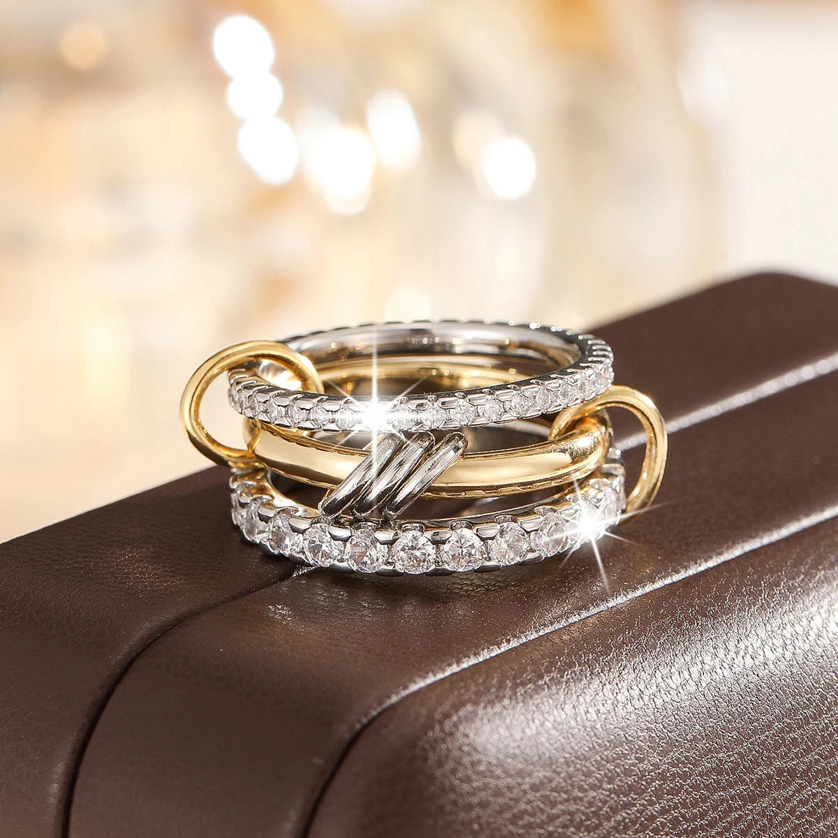 Bague 3 anneaux NOUBIA