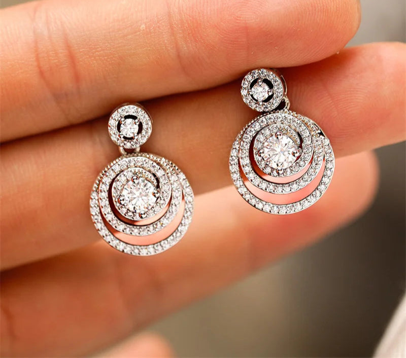 Boucle d'Oreilles argent ELYNE