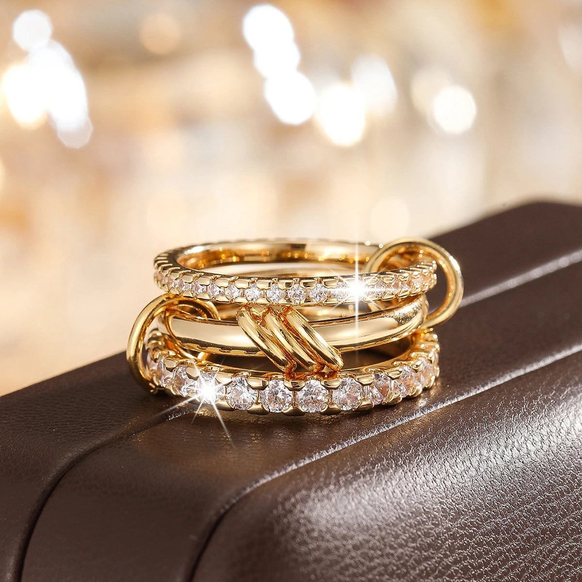 Bague 3 anneaux NOUBIA